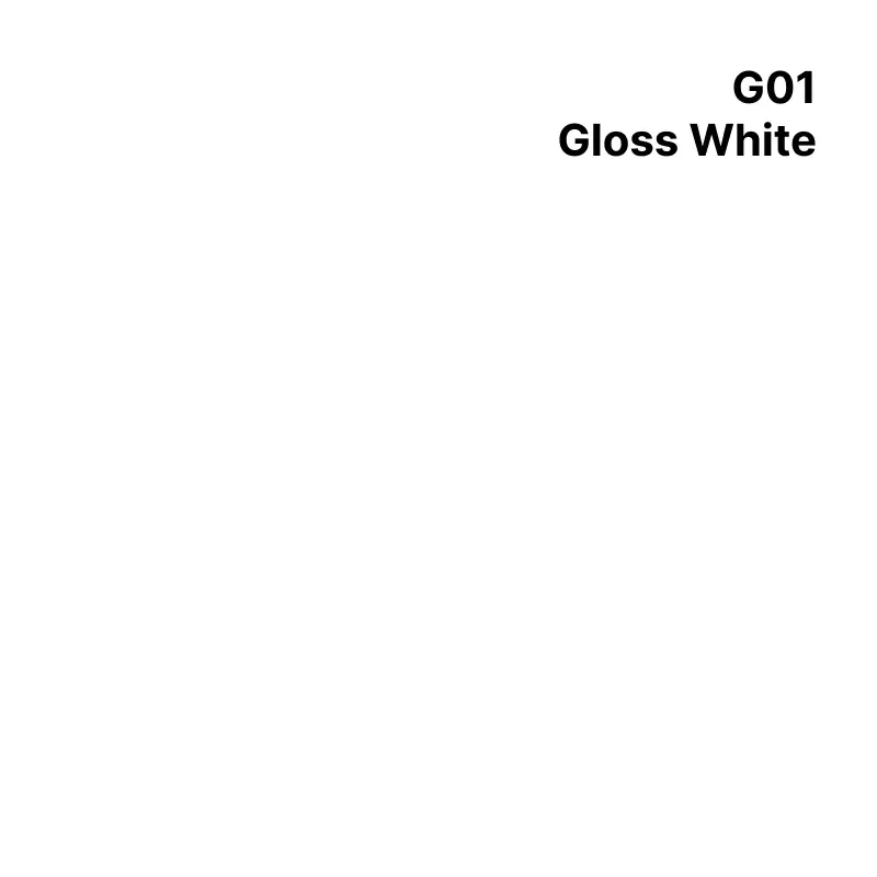 CWS blanc/noir Coulé Gloss White Brillant semi-permanent 5 ans