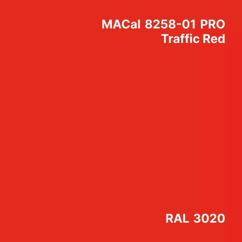 MC8200 couleurs Monomère Traffic Red mat Mat permanent 3 ans