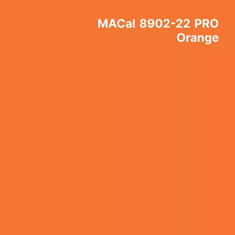 MC8900 couleurs Monomère orange mat Mat semi-permanent 5 ans