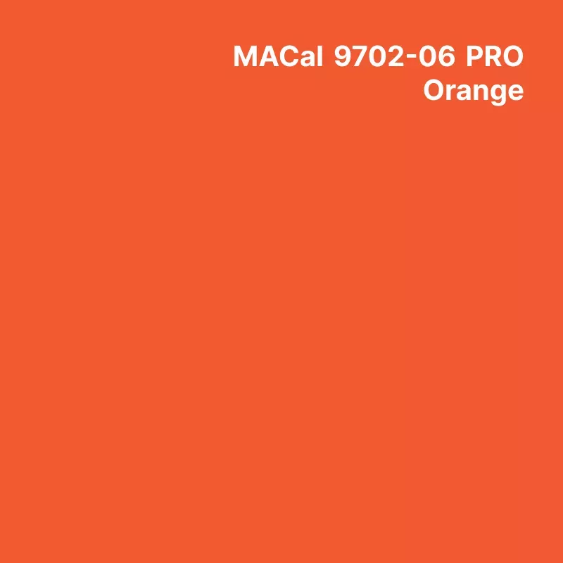 MC9700 couleurs Polymère orange brillant Mat permanent 7 ans