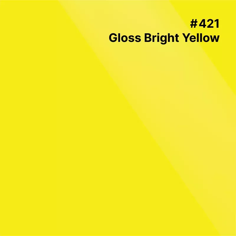 PCC-COULEURS Coulé Gloss Bright Yellow Brillant semi-permanent