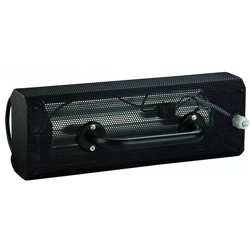 Lampe infrarouge 2000W - noir- 1,5kg - fil 1,90m - 42,5X15X21cm