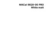 MC9800 BL MAT PRO Macal 98  Blanc Mat permanent 10 ans