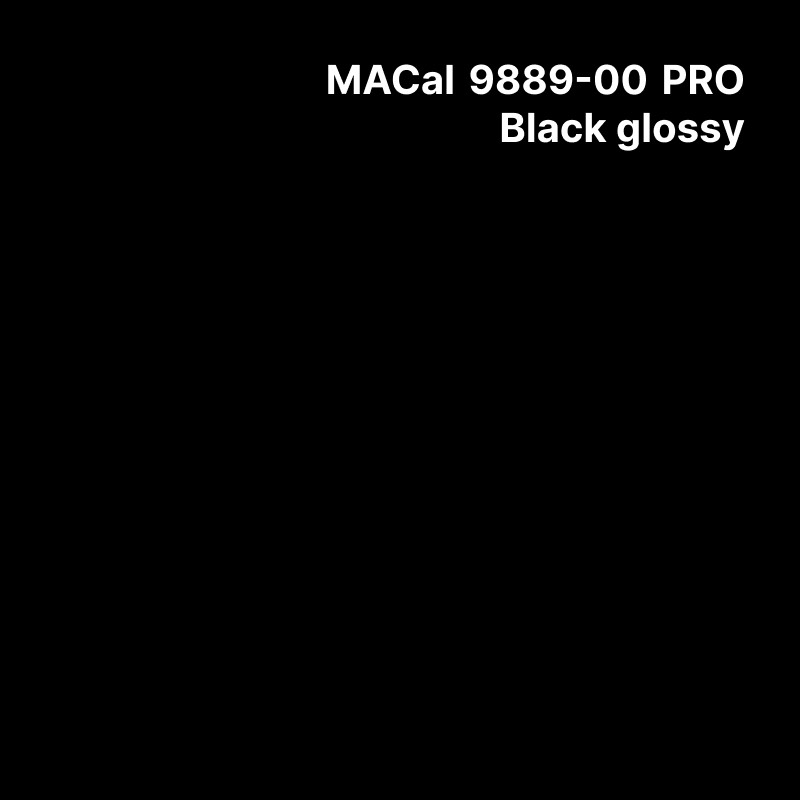 MC9800 NR HT PROM Polymère Noir Brillant high tack 10 ans