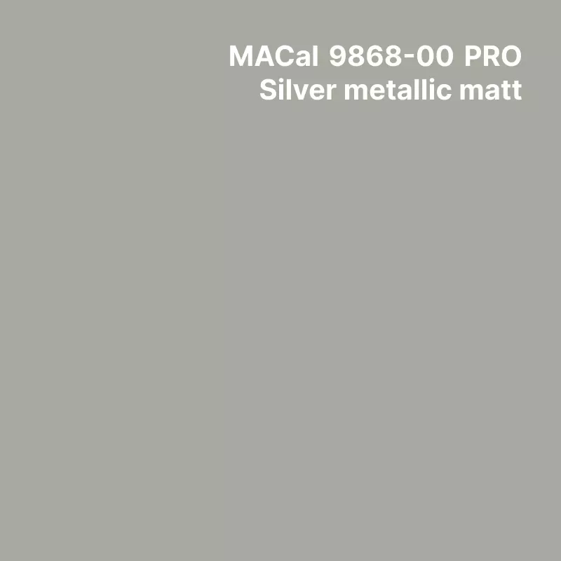 MC9800 metal Polymère Silver Metallic Matt Mat permanent 5 ans